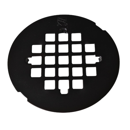 Westbrass 4-1/4" Brass Snap-In Shower Strainer Grid Drain Cover D319-12